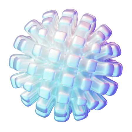 Hologram Shape  3D Icon