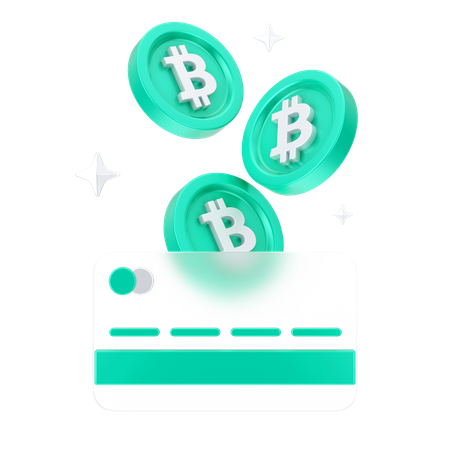 Holograma de bitcoin  3D Icon