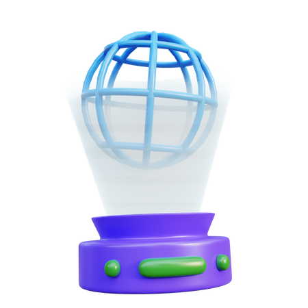 Hologramm  3D Icon