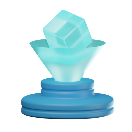 Hologramme  3D Icon