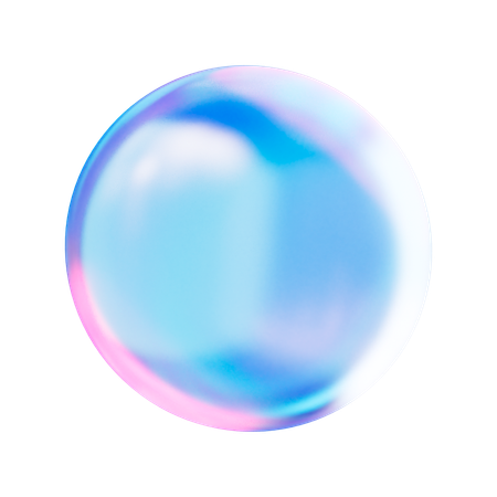 Holographic circle  3D Icon