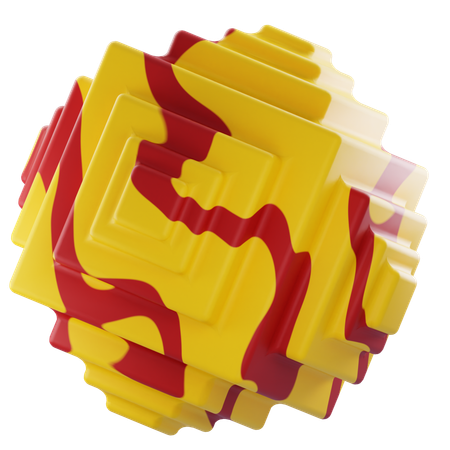 Holographic Shape  3D Icon