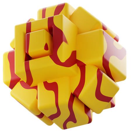 Holographic Shape  3D Icon