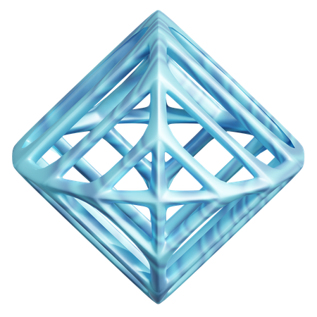 Holographic Shapes  3D Icon