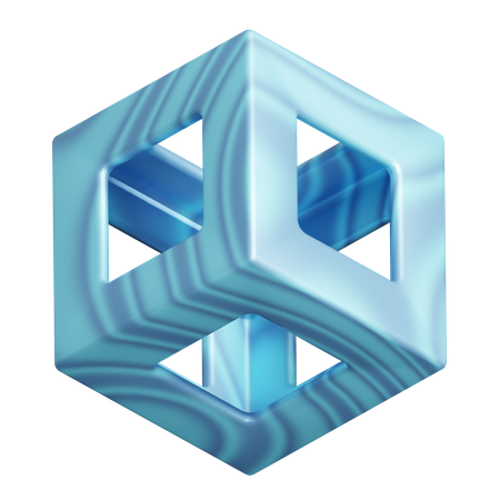 Holographic Shapes  3D Icon