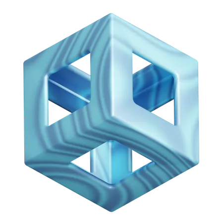 Holographic Shapes  3D Icon