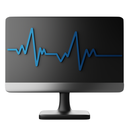Holter monitoring  3D Icon