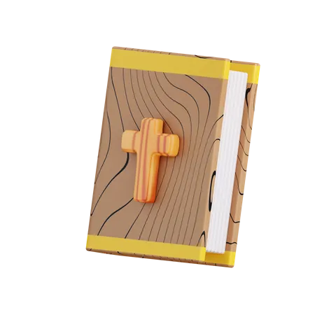 3 D Illustration Of Holy Bible 3D Icon
