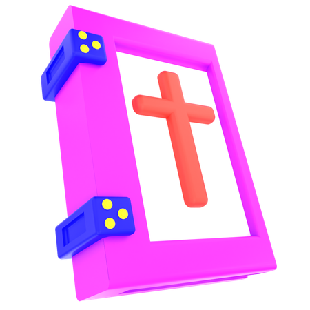 神聖な本  3D Icon