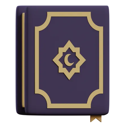 Holy Book Al Quran  3D Icon