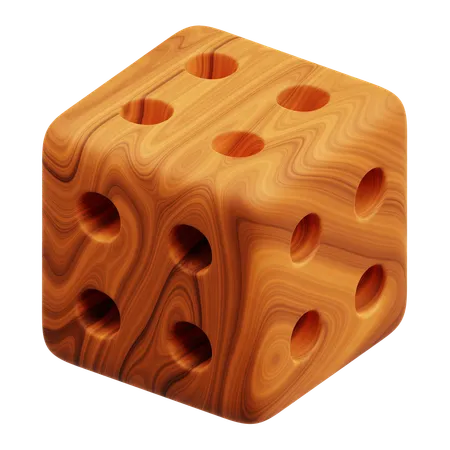 Holz abstrakte Form  3D Icon