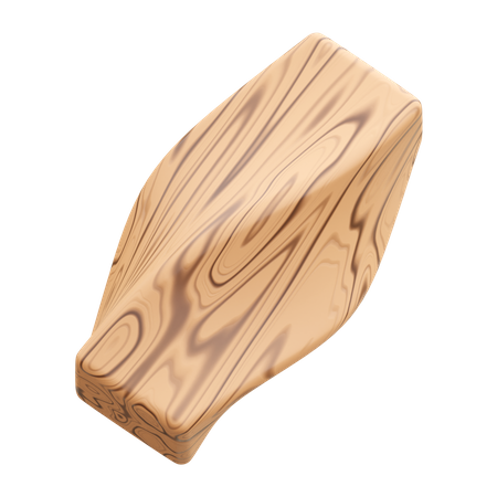 Holz abstrakte Form  3D Icon