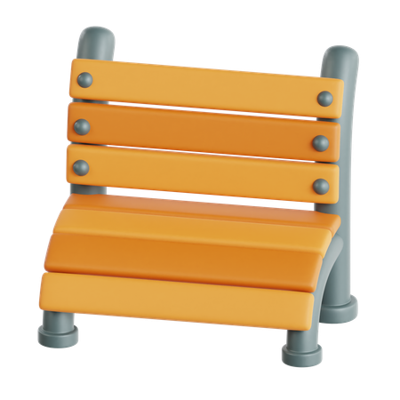 Holzbank  3D Icon