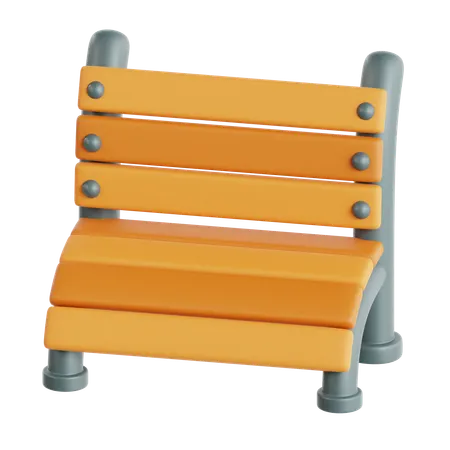Holzbank  3D Icon
