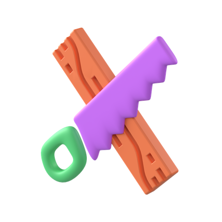 Holzbearbeitungswerkzeuge  3D Icon