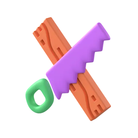 Holzbearbeitungswerkzeuge  3D Icon