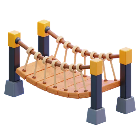 Holzbrücke  3D Icon