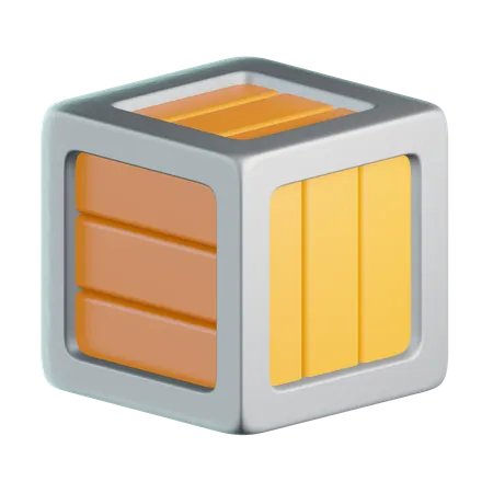 Holzbox  3D Icon