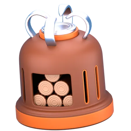 Holzofen  3D Icon