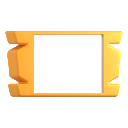 Holzplatte Textfeld  3D Icon