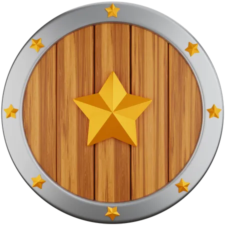 Holzschild  3D Icon