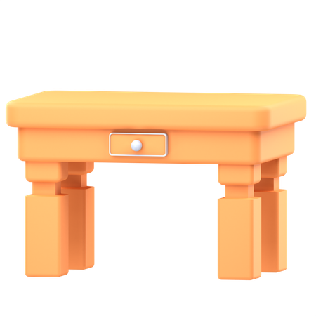 Holztisch  3D Icon
