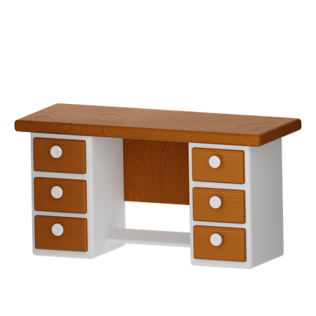 Holztisch  3D Icon