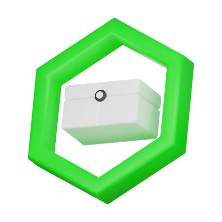 Hölzerne Truhe  3D Icon