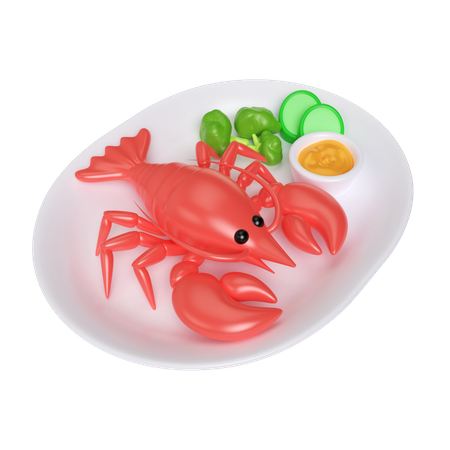 Homard  3D Icon