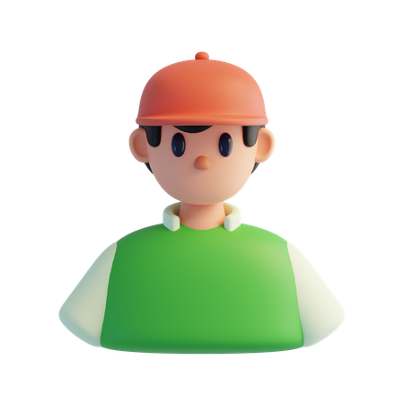 Hombre  3D Icon