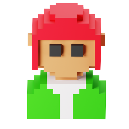 Hombre  3D Icon