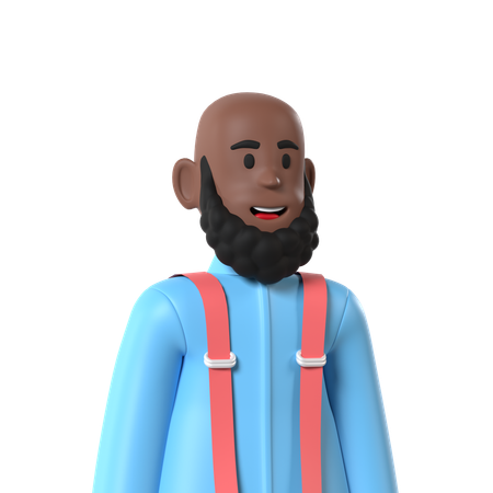 Hombre  3D Icon