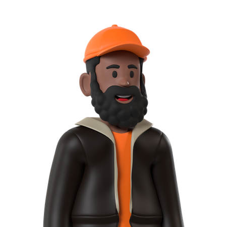 Hombre  3D Icon