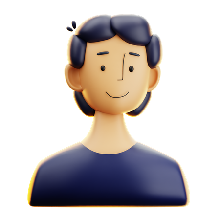 Hombre  3D Icon