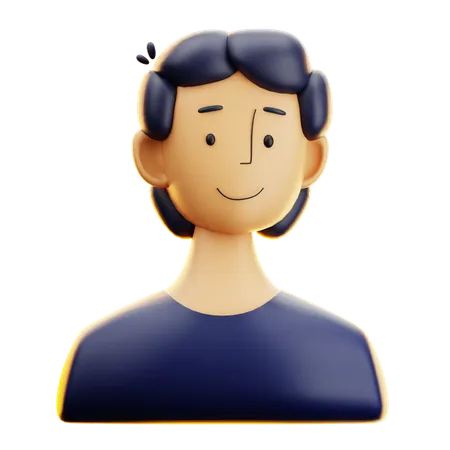 Hombre  3D Icon