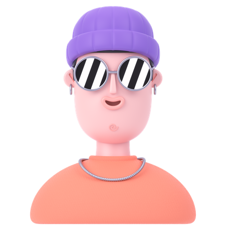 Hombre  3D Icon