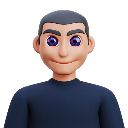 Hombre  3D Icon