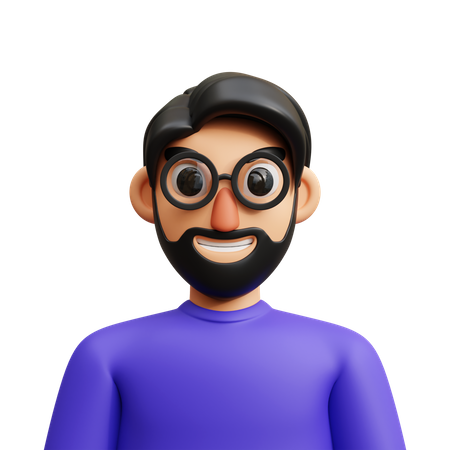 Hombre  3D Icon