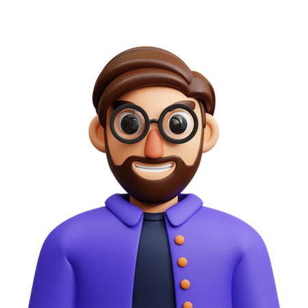 Hombre  3D Icon