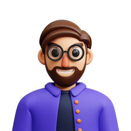 Hombre  3D Icon