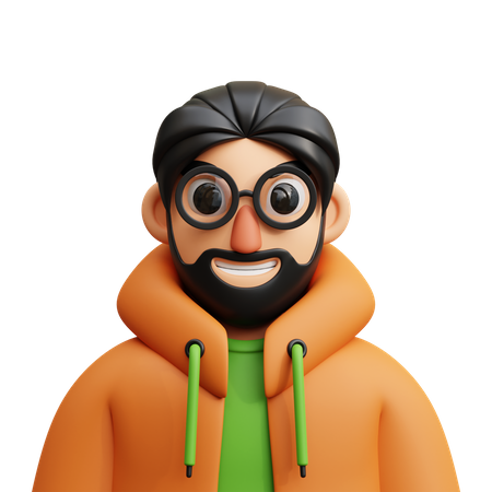 Hombre  3D Icon