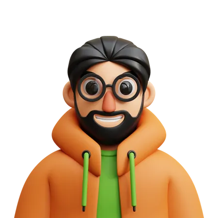 Hombre  3D Icon