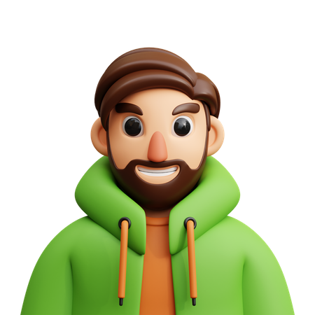 Hombre  3D Icon