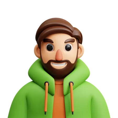 Hombre  3D Icon