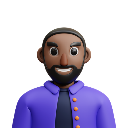 Hombre  3D Icon