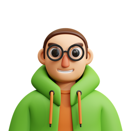 Hombre  3D Icon