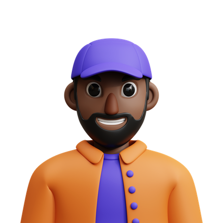 Hombre  3D Icon