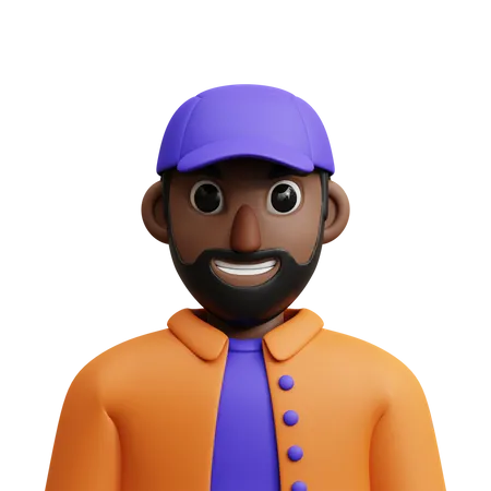 Hombre  3D Icon