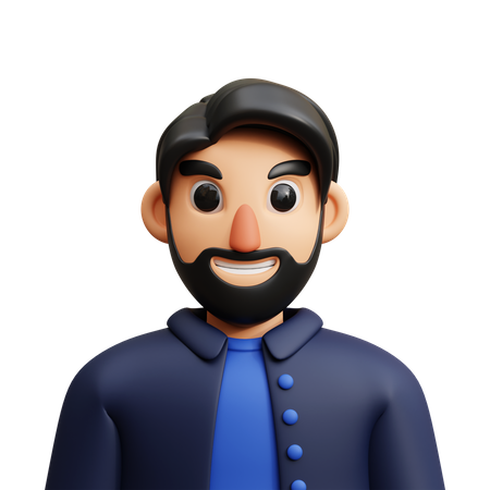 Hombre  3D Icon