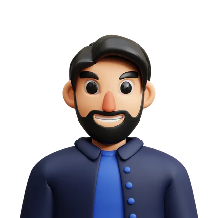 Hombre  3D Icon